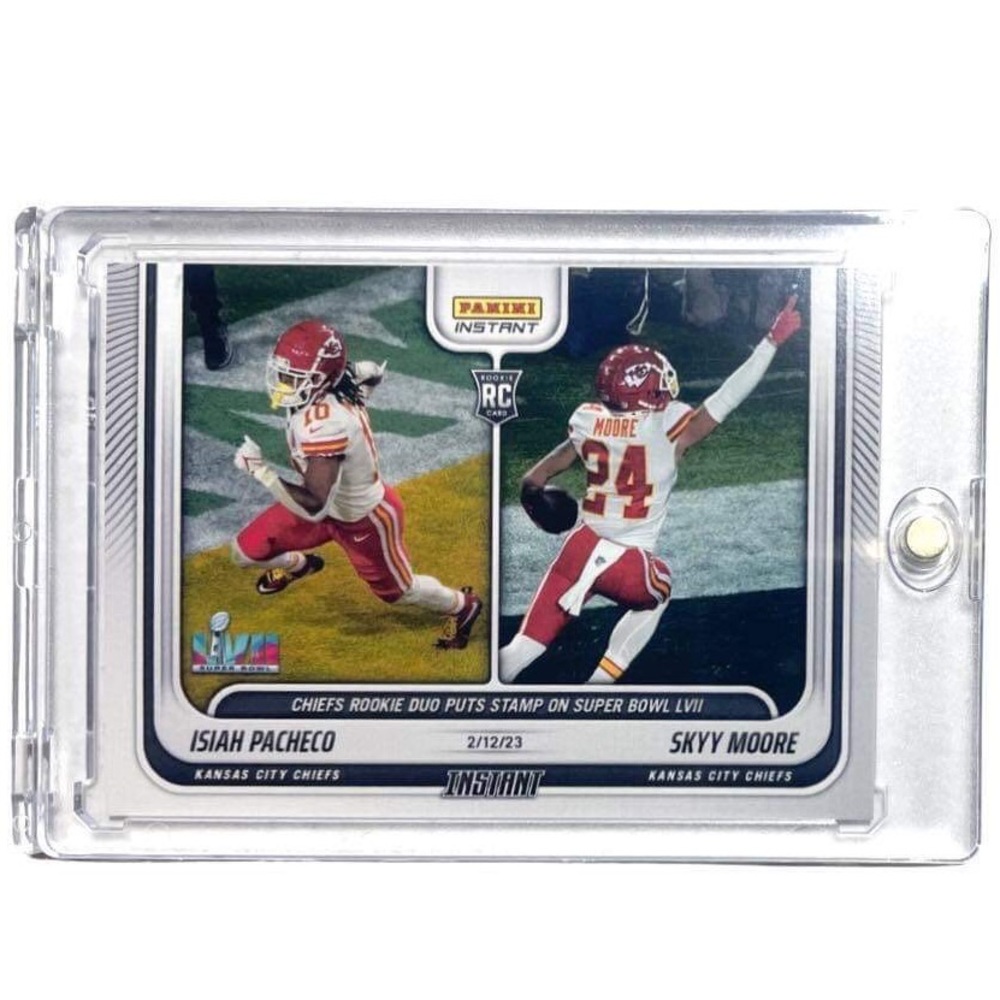 2022 Panini Instant Isiah Pacheco/Skyy Moore SUPER BOWL LVII KC #275 RC 1/1084